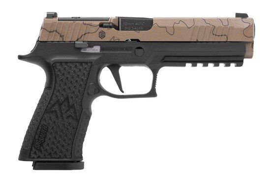 Sig Sauer P320-XTEN Endure 10mm Pistol has a 5-inch carbon steel barrel.
